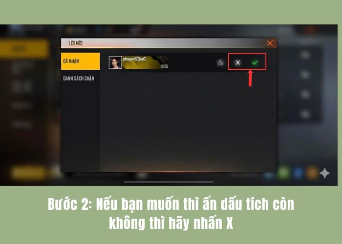 bước 2 kết bạn free Fire qua gợi ý