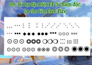 kí tự đặc biệt ff dấu 3 chấm