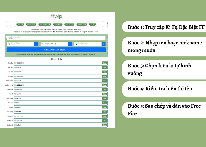 đặt tên kí tự hình vuông tại kitudacbietff.vip