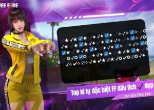 Top kí tự đặc biệt dấu tích FF