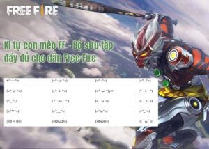 Kí Tự con mèo Free Fire