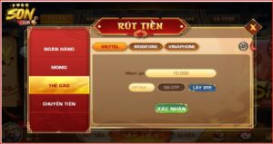Rút tiền Sonclub